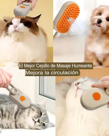 Cepillo de vapor 3 en 1 para Mascotas